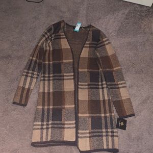 Fortune + Ivy swayer long sleeve open coatigan